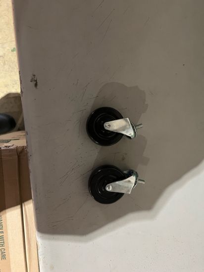Picture of 3 Wide Roll Cart Non-Locking Wheels- Canada 